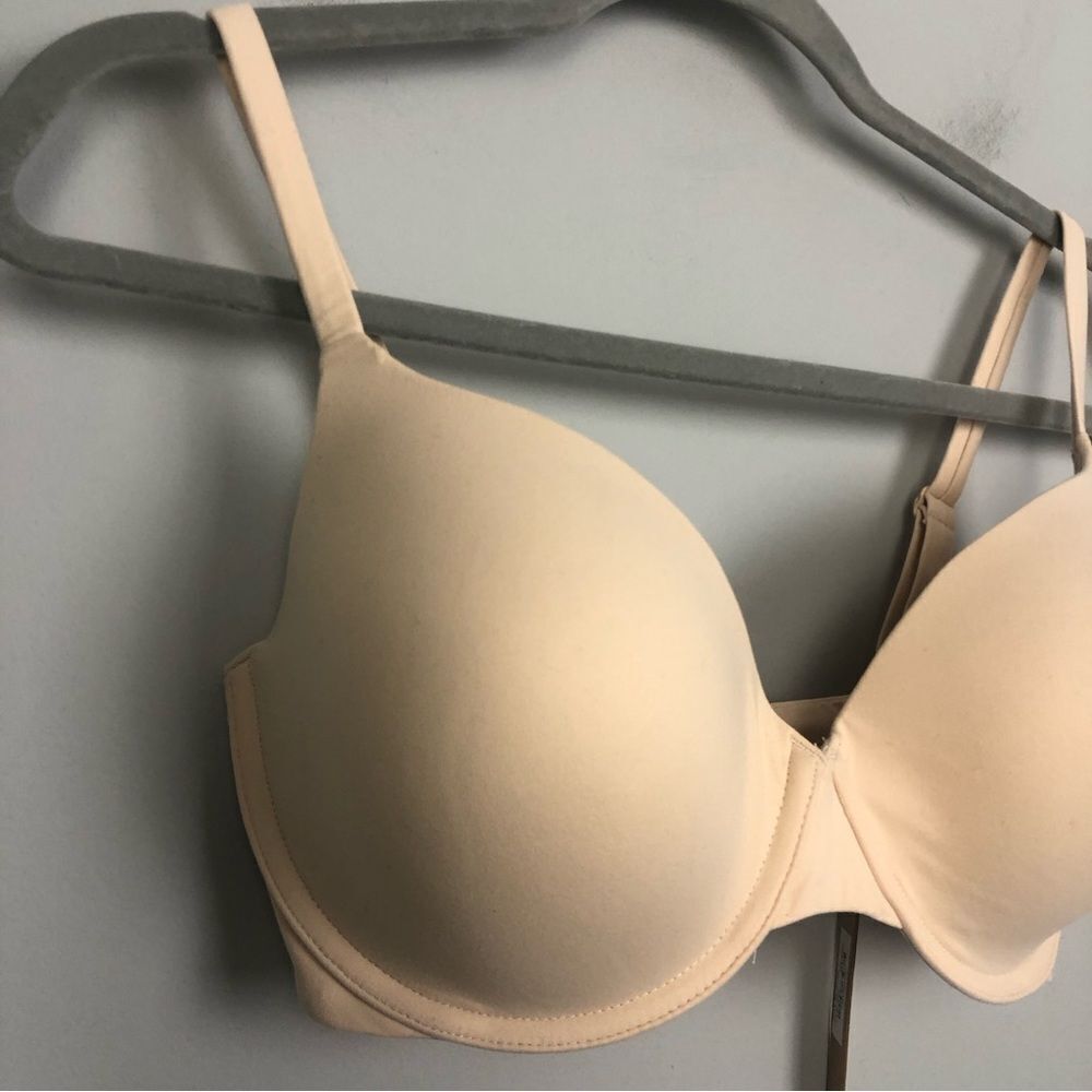 SKIMS | NEW Fits Everybody T-Shirt Bra in Sand Women’s Size 32DDD - Picture 4 of 9
